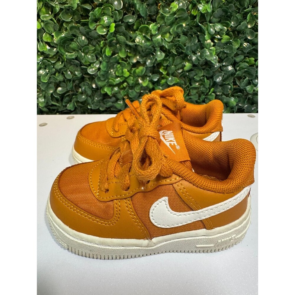 Nike Force 1 LV8 2 TD 'Monarch Canvas' toddler sneakers Sz 5c